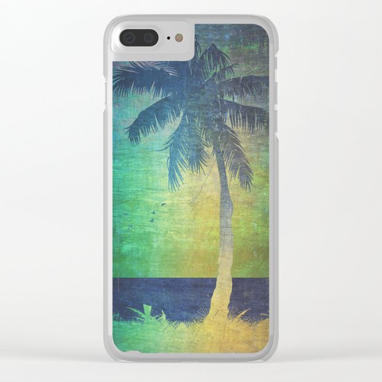 Summer vibes Clear iPhone Case