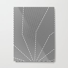 5050 No.1 Metal Print | Abstract, Pattern, Vector, Black and White 