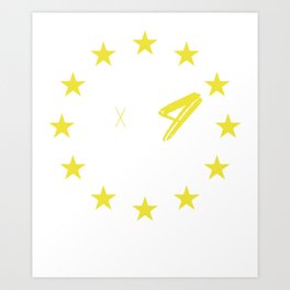 European Union Stars EU Flag Gift Country Art Print | Pride, Graphicdesign, Politics, Europeanunion, Home, Nation, Holiday, Europeanchoice, Stars, Country 