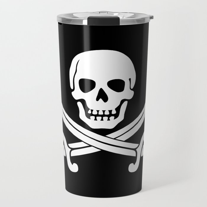 Jolly Roger Pirate Travel Mug