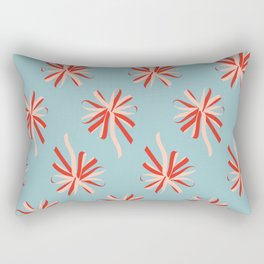 Red Swirl Rectangular Pillow