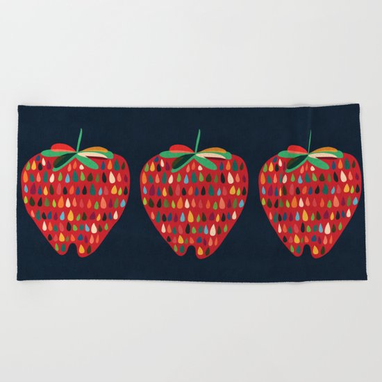 Strawberry Beach Towel