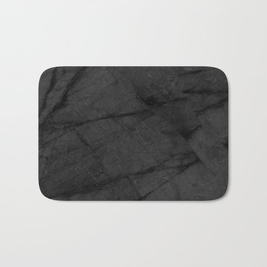 Dark Grey Marble Bath Mat