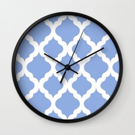 Blue rombs Wall Clock