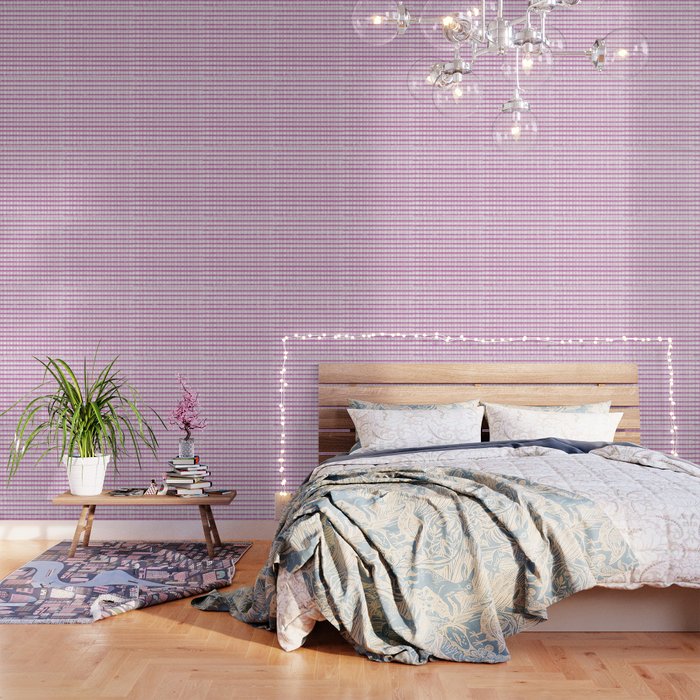 Vichy Mauve Wallpaper By Pintzart Society6