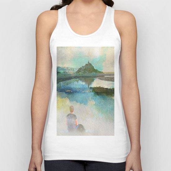 Listen to the silence Unisex Tank Top