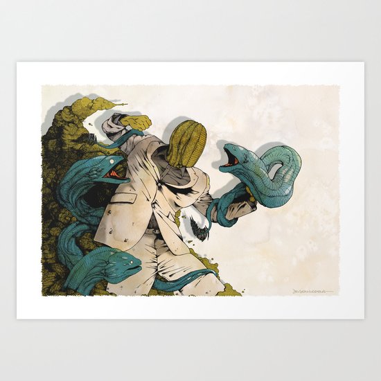 Murènes de Combat 2016 Art Print