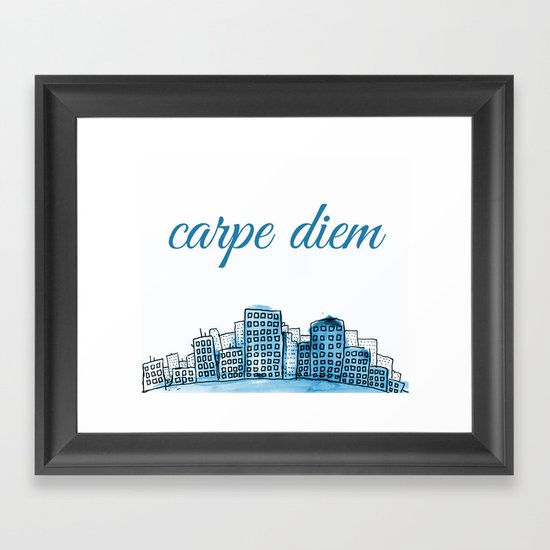 Carpe Diem Framed Art Print