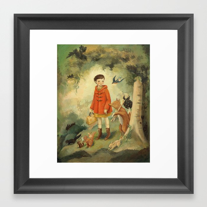Out of the Woods Framed Art Print