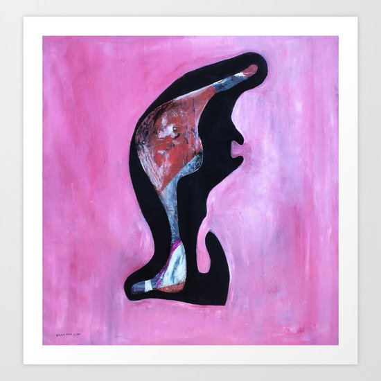 Lacuna (oil on canvas) Art Print