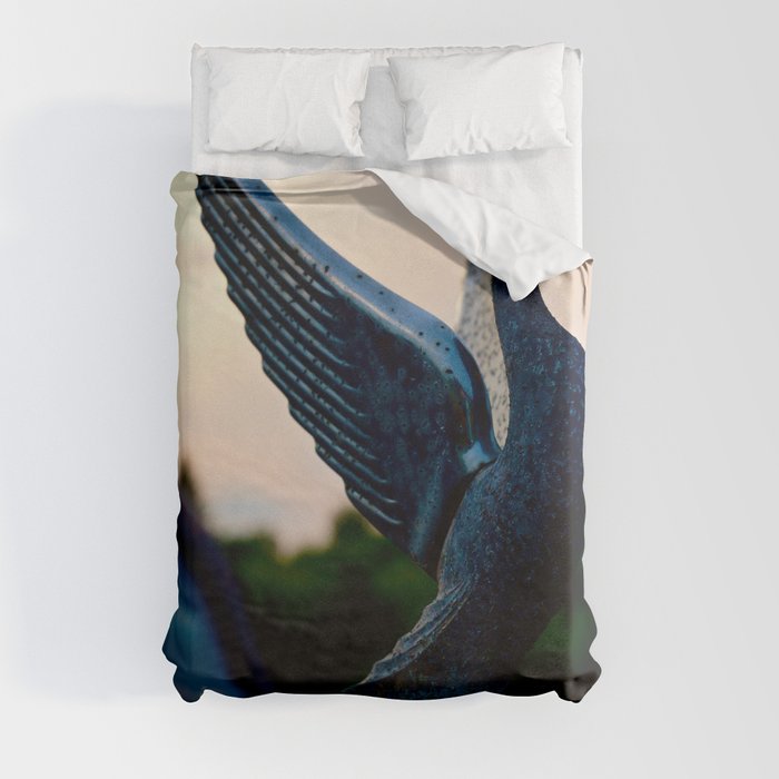 Packard Swan Duvet Cover