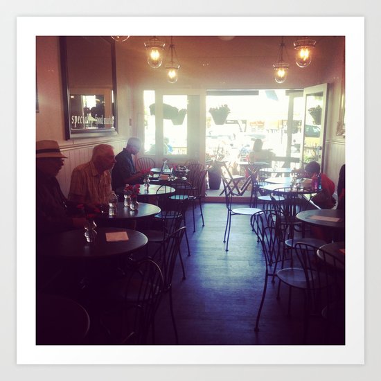 cafe Art Print