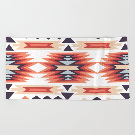 American Native Pattern No. 28 Beach Towel