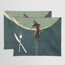 Baron Munchausen Climbs to the Moon Placemat