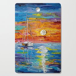 Sea sunset Cutting Board