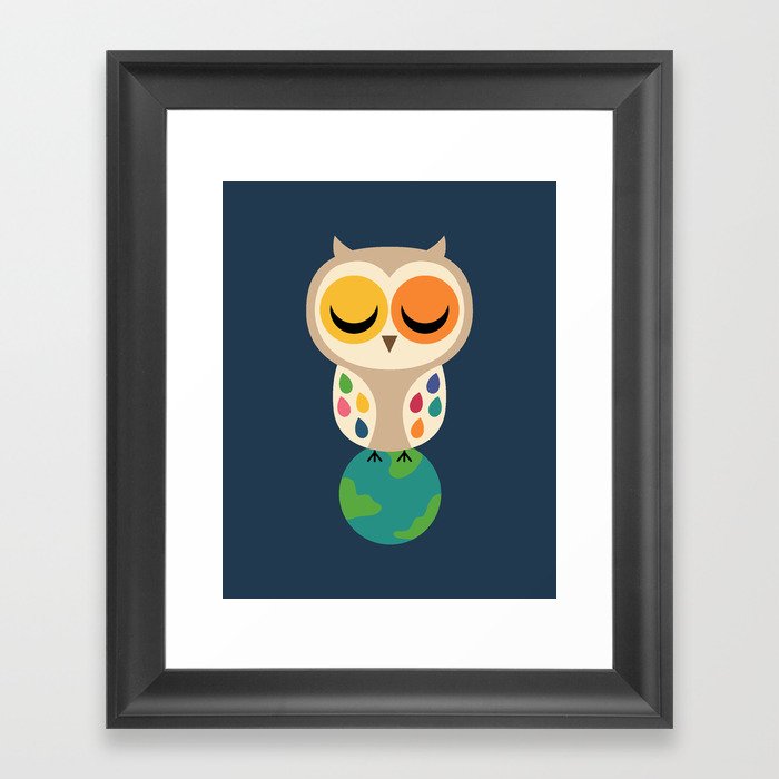 Owl Spirit Framed Art Print