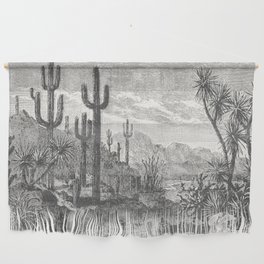 Cactus in Mountain Wall Hanging