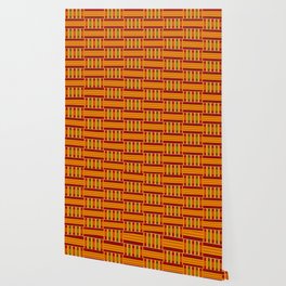 Kente Cloth Pattern African Ghana Design Wallpaper