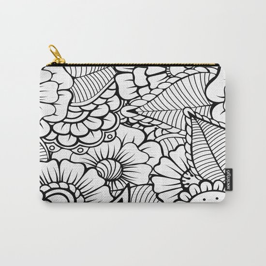 Floral Carry-All Pouch