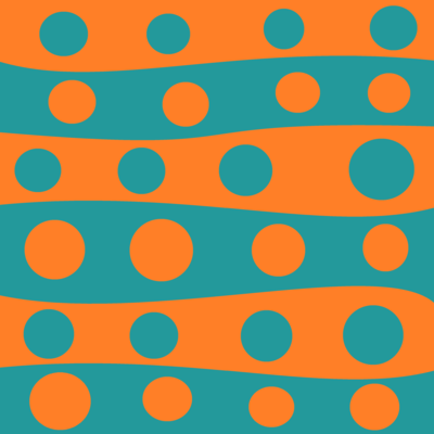 Orange and teal are complementary colors. They look good together and ...