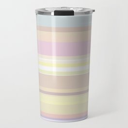 Pastel Stripes Travel Mug