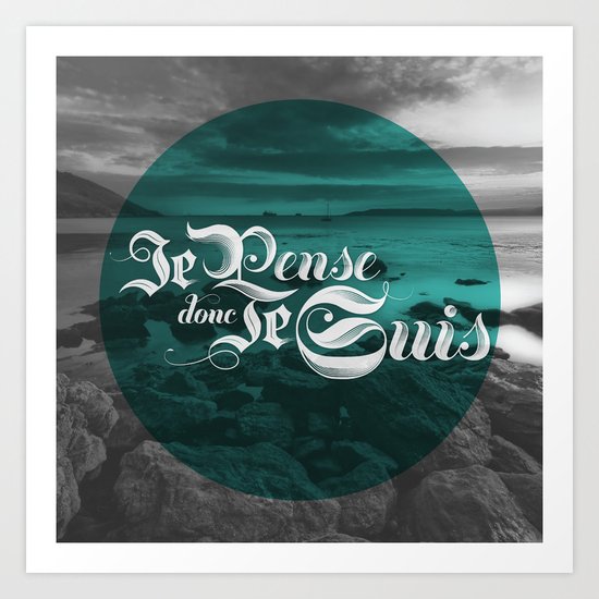 Think/Am Art Print