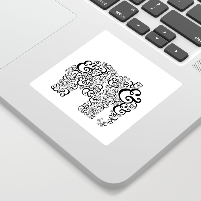 Ampersand Elephant Sticker