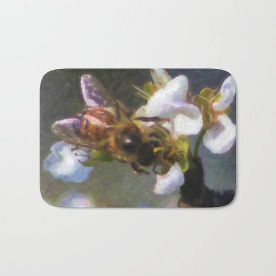 Honey Bee Bath Mat
