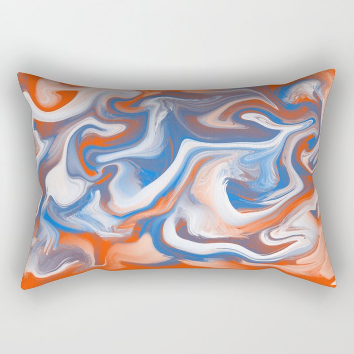 Melto abstract Rectangular Pillow