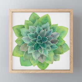 Simply Succulent Framed Mini Art Print