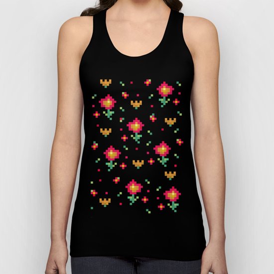 Pixel Unisex Tank Top