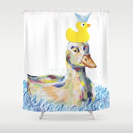 Never enough of ducks! Shower Curtain