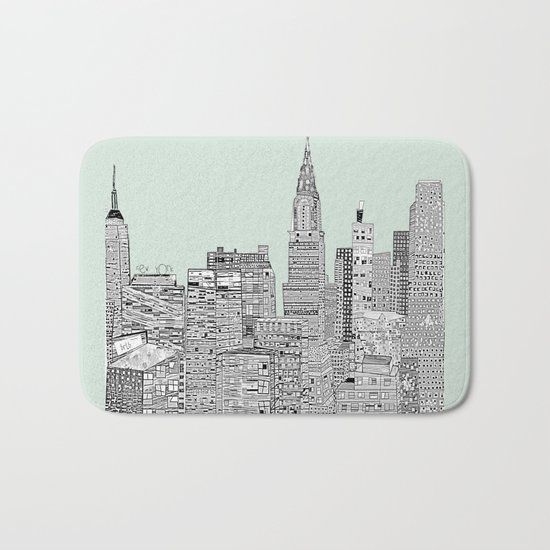 New York vintage Bath Mat