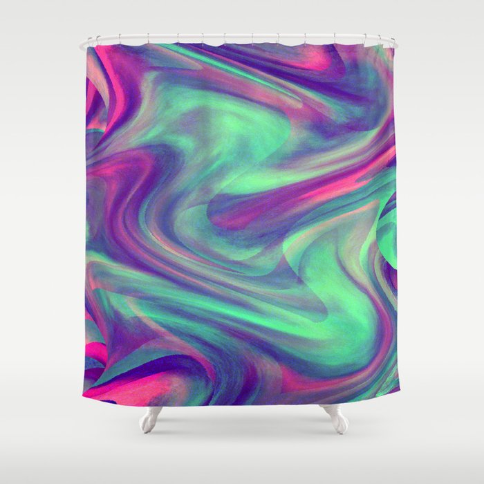 Luminescence Shower Curtain