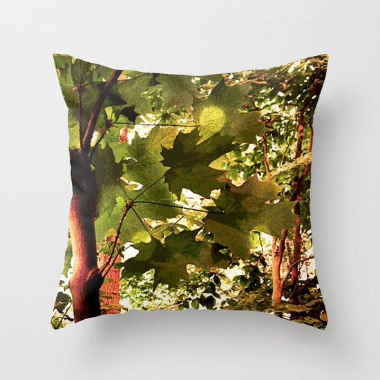 Maple Throw Pillow