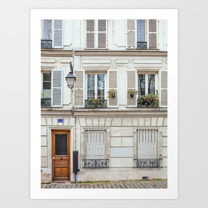 Montmartre Charm - Paris Travel Photography Art Print