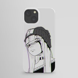 Disapointed sad girl iPhone Case
