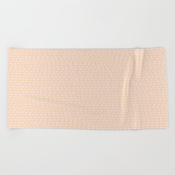 Bohemian Fine Texture Pink Beach Towel