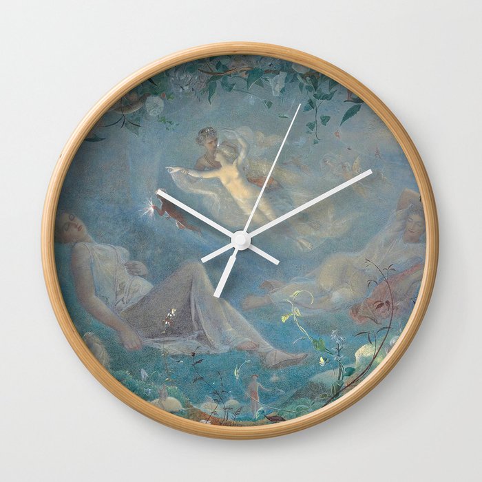  Titania asleep; a scene from ‘A Midsummer Night’s Dream’ John Simmons Wall Clock