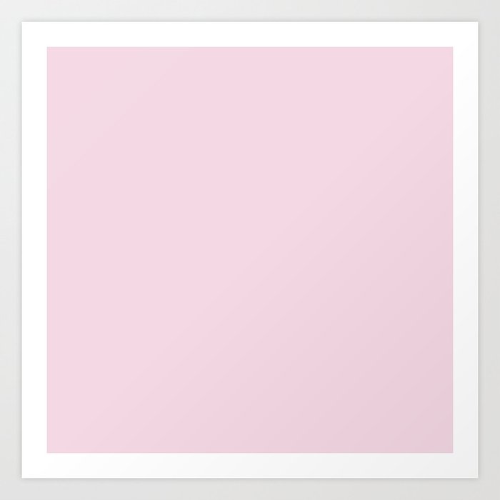 Forget Me Not Pink Art Print