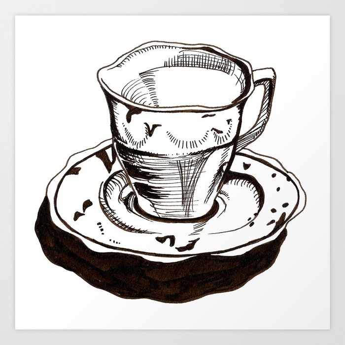 Teacup 1 Art Print