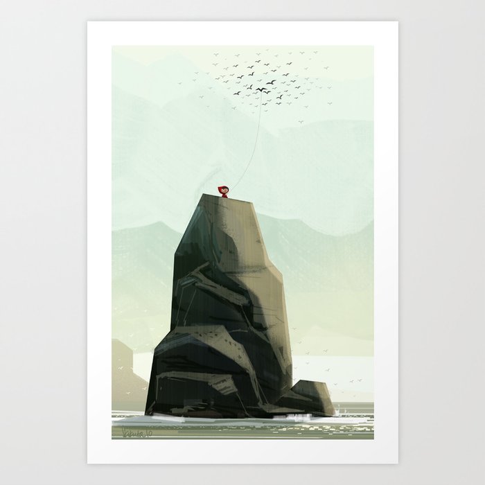 One Of The Flock Art Print