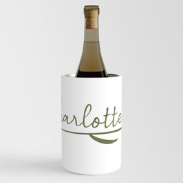 Charlotte name on a rose Wine Chiller