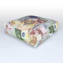 Art of the euro money Outdoor Floor Cushion