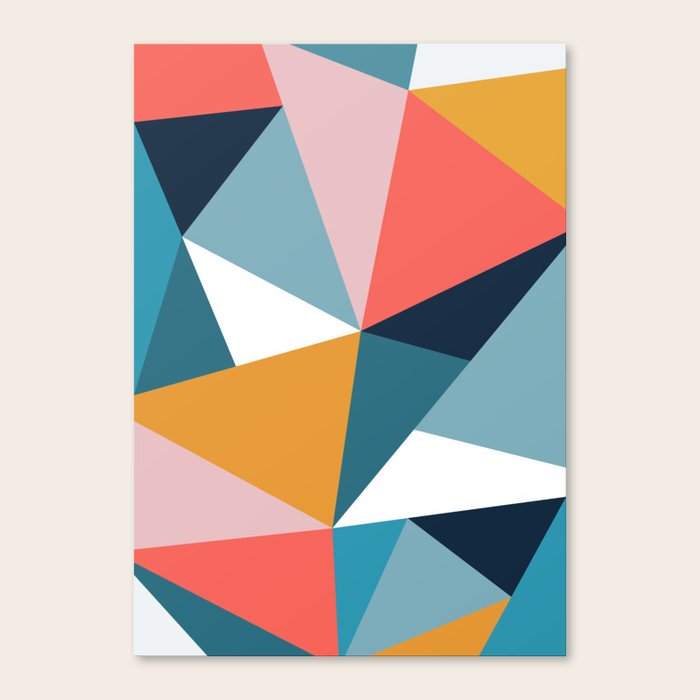 Modern Geometric 35 Art Print by The Old Art Studio | Society6