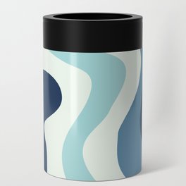Icy Retro Swirl Can Cooler