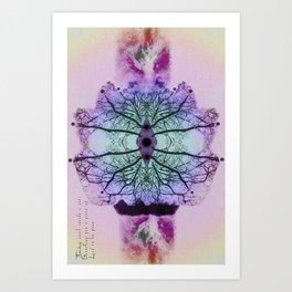 The Tree Connection - Crystallize or Fall Apart Art Print