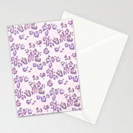Cute Pink Leopard pattern Stationery Card