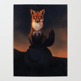 Fox Glow Poster