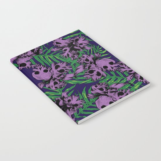 Orchid Skulls Notebook